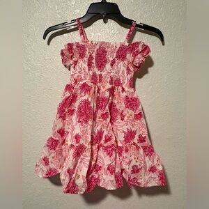 Jolie Pink Floral Sun Dress